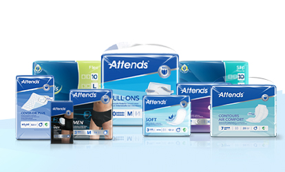 Attends Finn produkt produktveileder sortiment Men Discreet Pull-Ons Soft Buksebleier Innlegg Lady Nightpad Nattbind Overflatebeskyttelse Absorberende Beltebleie Flex Contours Fiksering Dr&aring;pesamler Svart undert&oslash;y